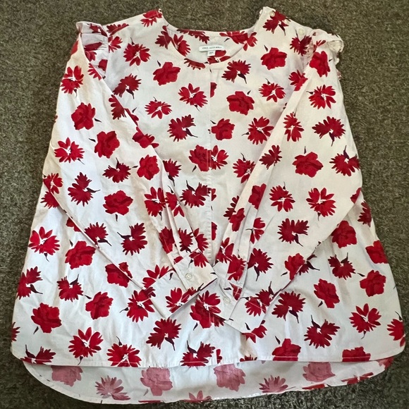 Free Assembly Tops - Floral Dress Shirt